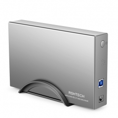 USB 3.0 Aluminum HDD Enclosure for 3.5" SATA HDD/SSD Up to 16TB, RSH-339