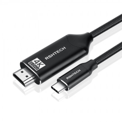RSHTECH USB C to HDTV Cable, 4K 60Hz UHD, 6ft ( 1.8m )
