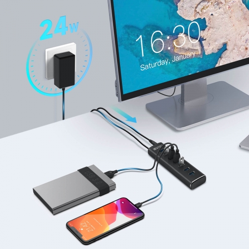 VegGieg 4 Portlu 10Gbps Type-C to 4*USB-C 3.2 Gen2 Type-C Çoklayıcı Dönüştürücü